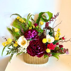Luscious peony arrangement