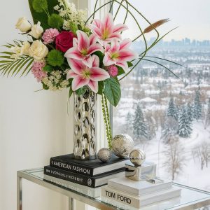 Silver and pink delight